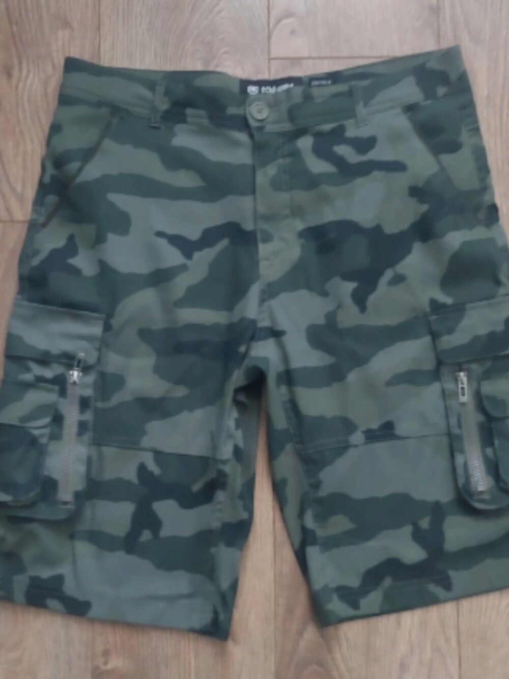 ECkO UNLTD CAMO SHORTS Green Size 34